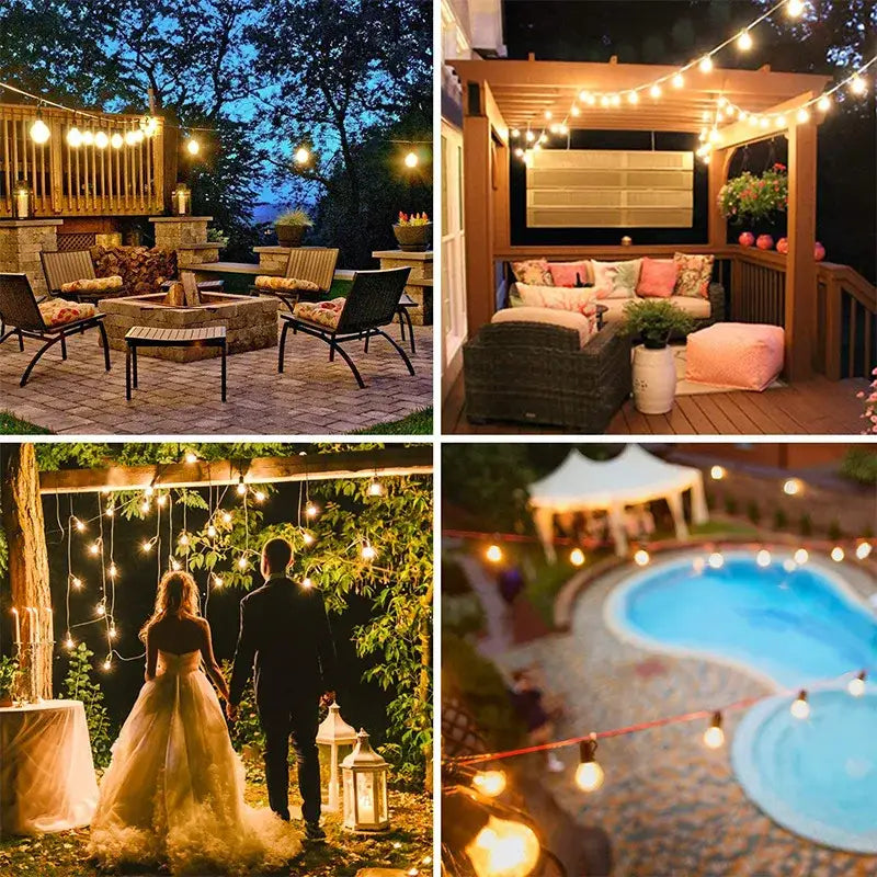 Clear Glass String Lights