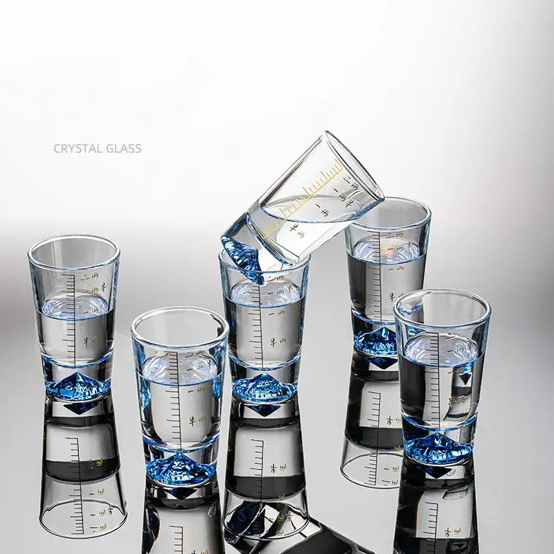 Transparent Glass Liquor Set