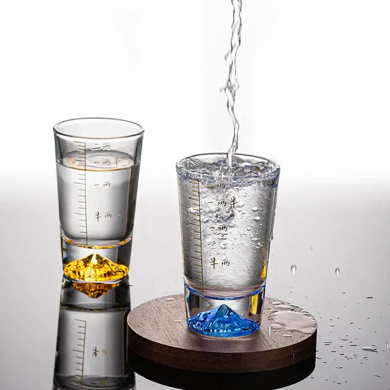 Transparent Glass Liquor Set