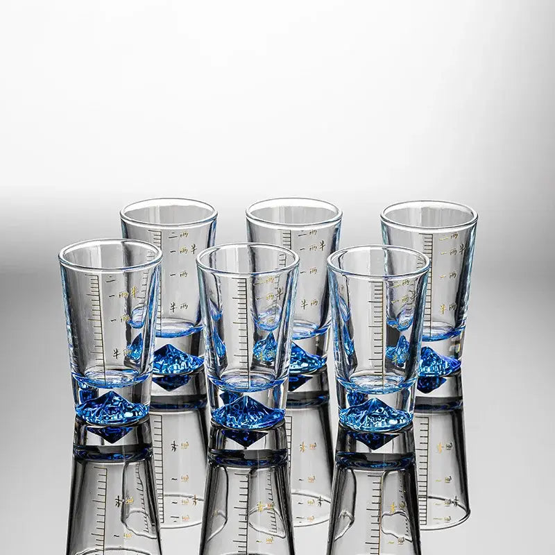 Transparent Glass Liquor Set