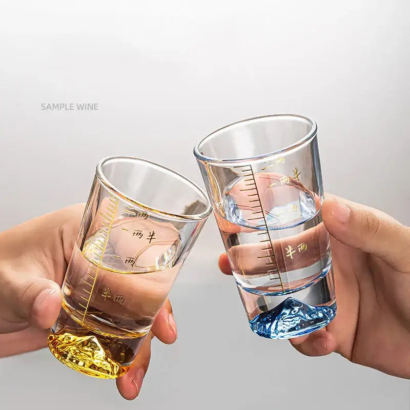 Transparent Glass Liquor Set