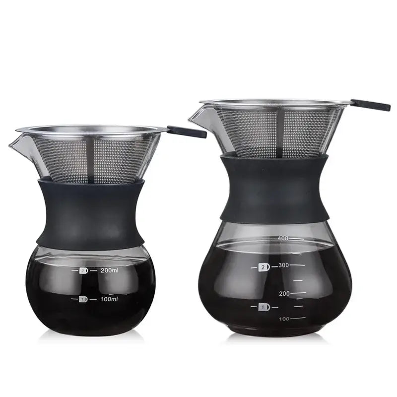 Glass Stainless Pour Over