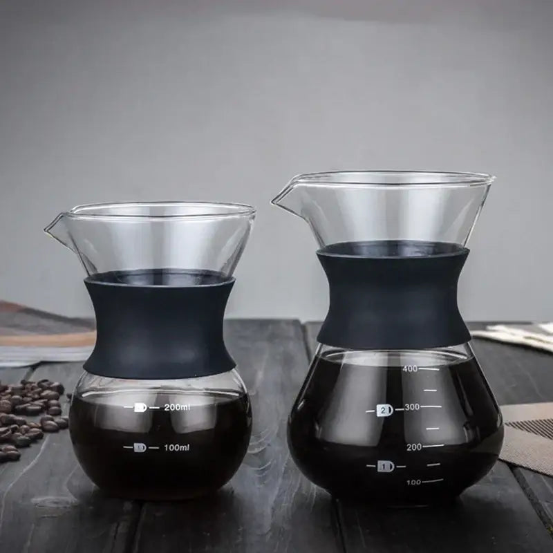 Glass Stainless Pour Over