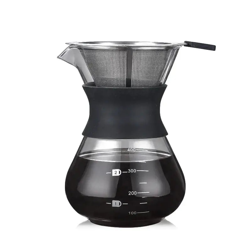 Glass Stainless Pour Over