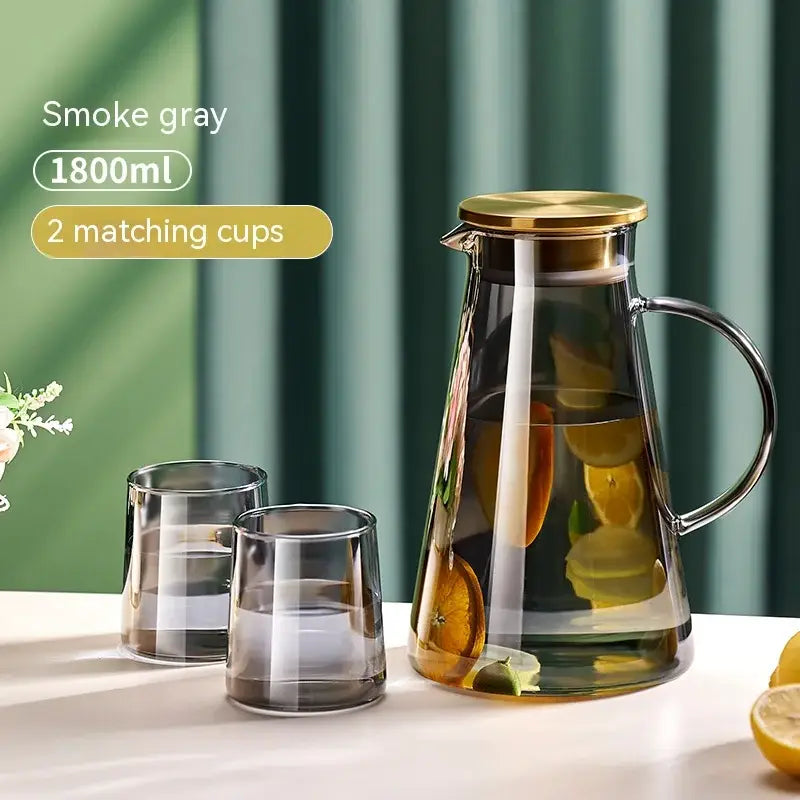 Gold Glass Juice Kettle Set