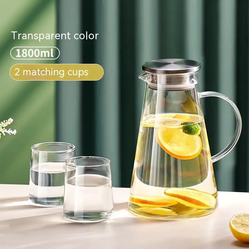 Gold Glass Juice Kettle Set
