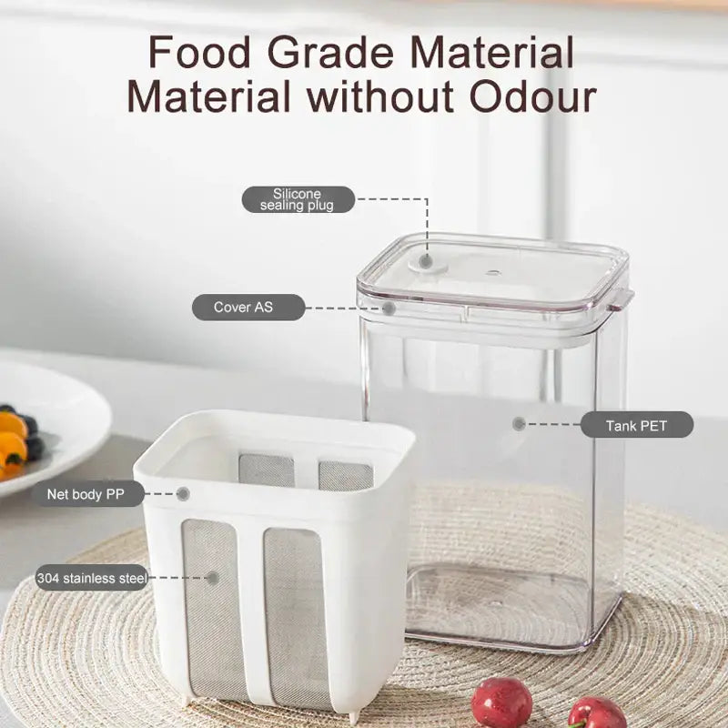 Clear Greek Yogurt Maker