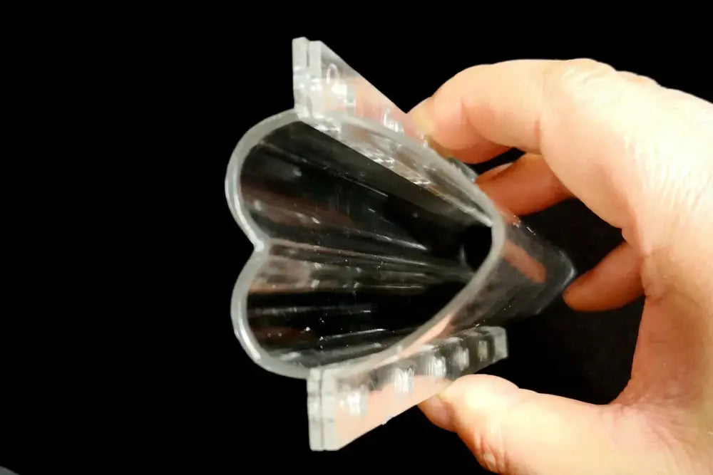 Clear Heart Cucumber Mold