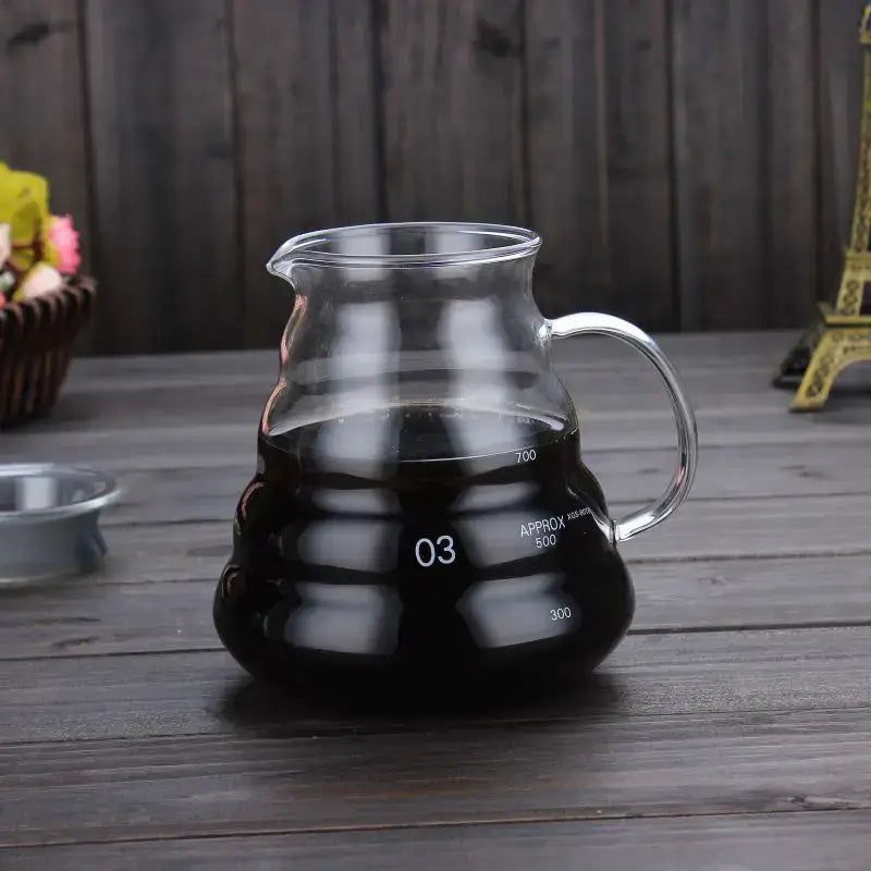 Clear Glass Coffee Kettle