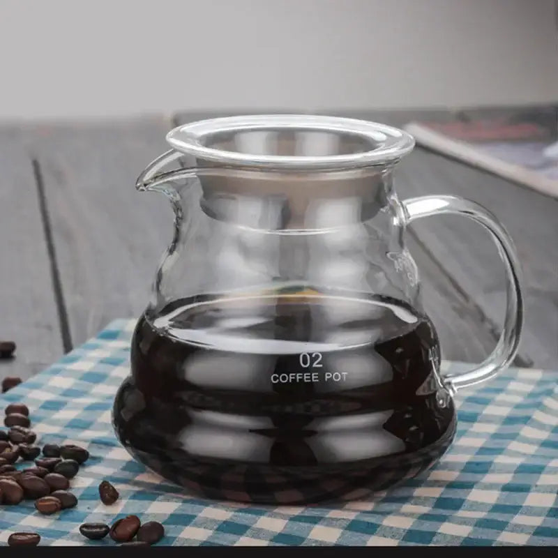 Clear Glass Coffee Kettle
