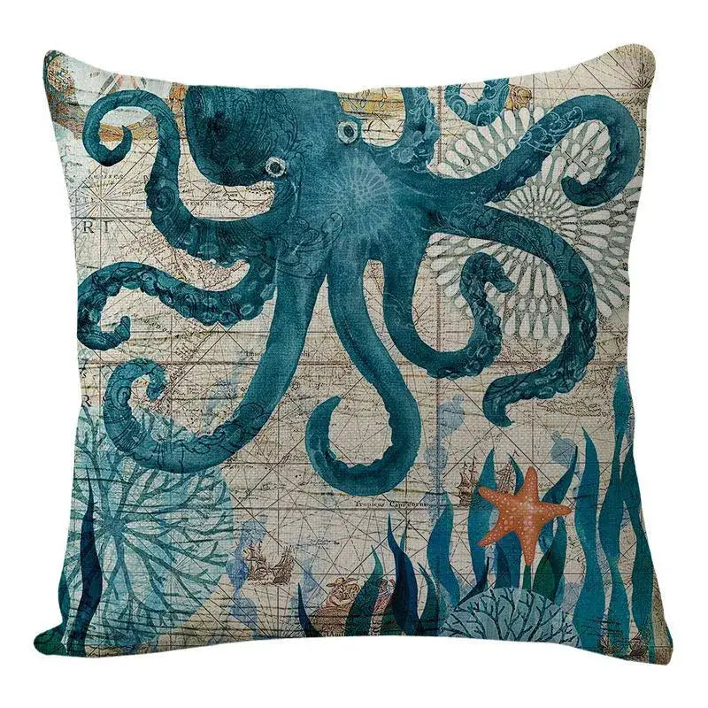 Teal Blue Cushion Set