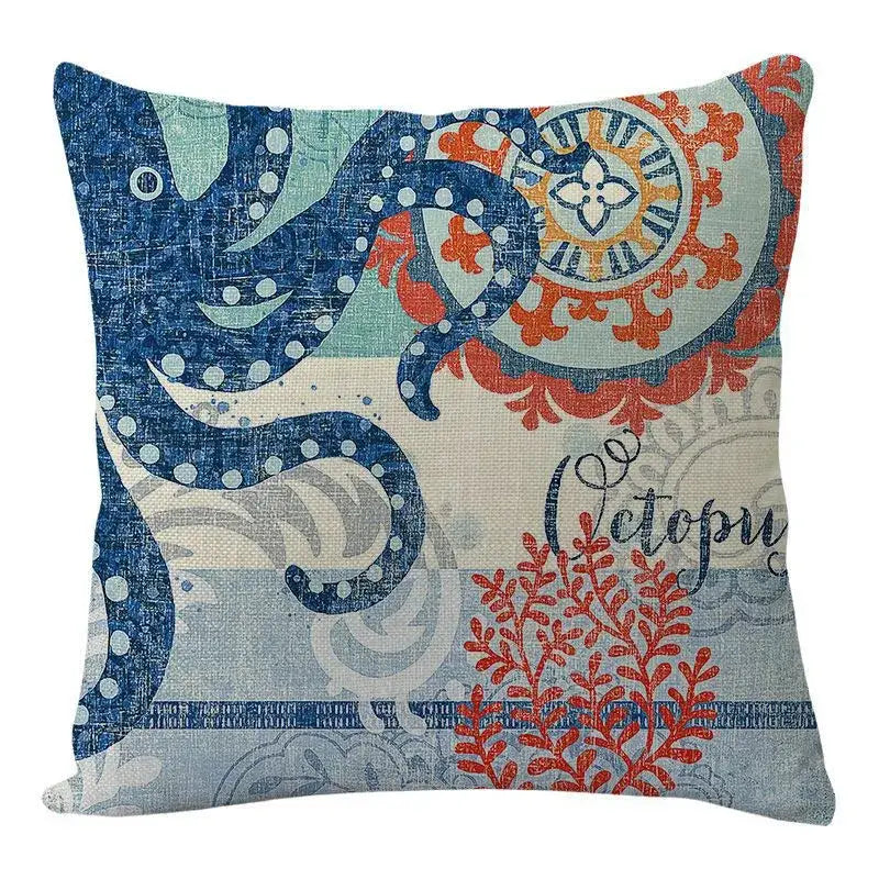 Teal Blue Cushion Set