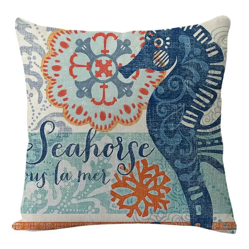 Teal Blue Cushion Set