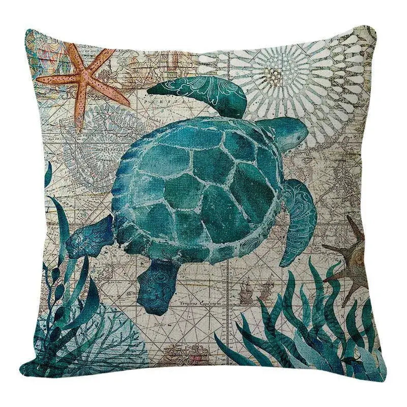 Teal Blue Cushion Set