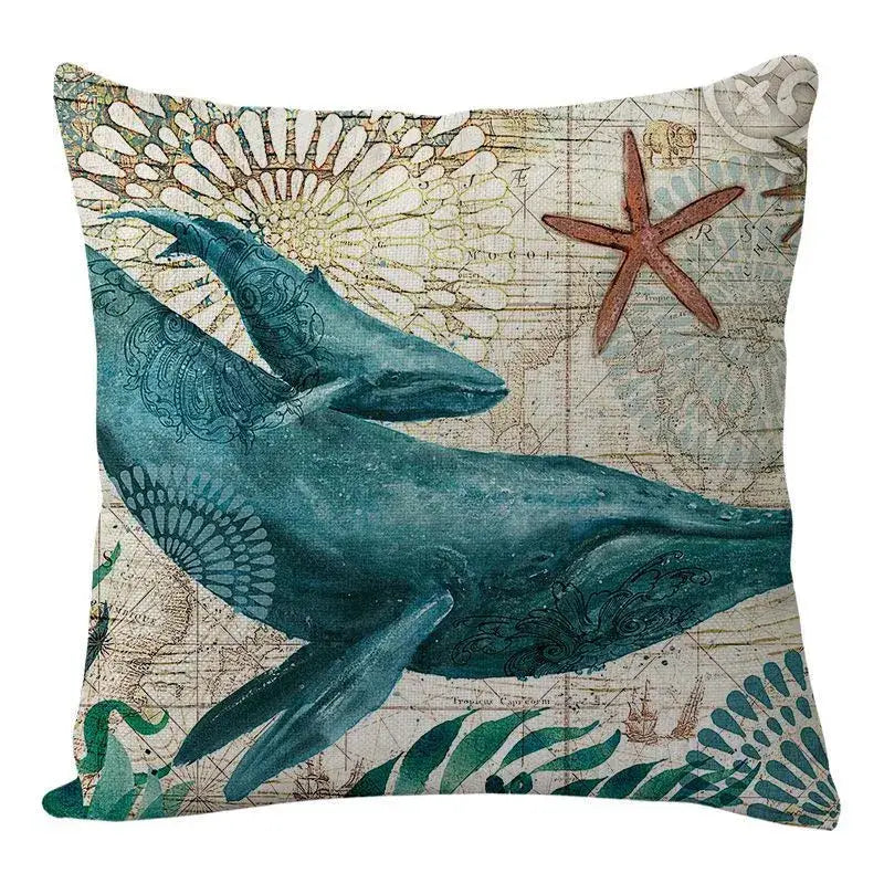 Teal Blue Cushion Set