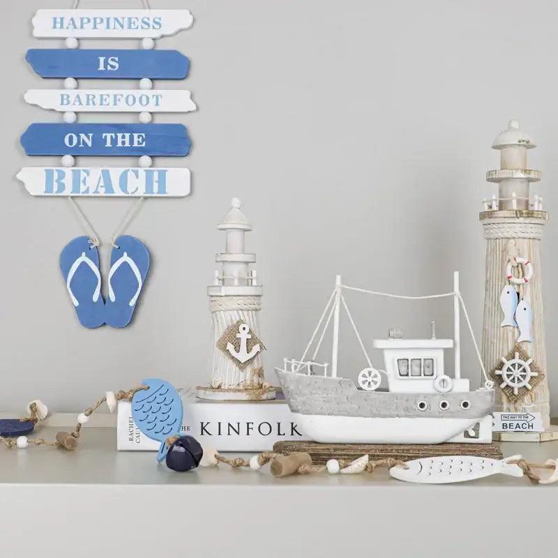 White Gray Ship Model