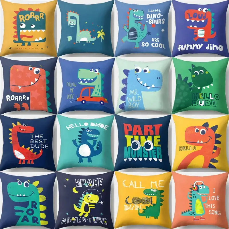 Dino Baby Pillowcase Cover