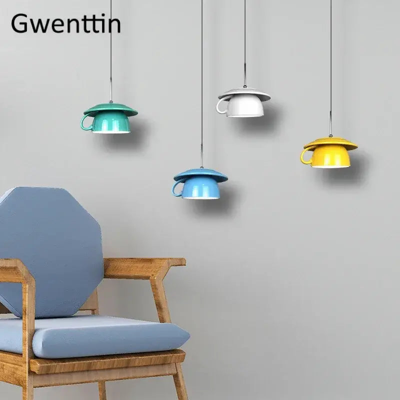Ceramic Cup Pendant Light