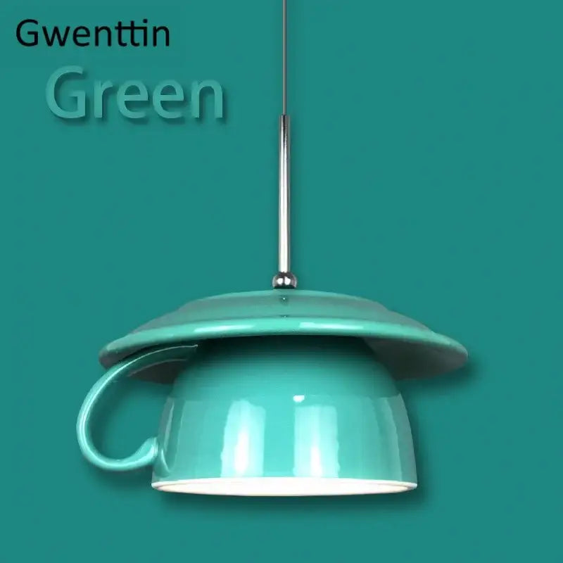 Ceramic Cup Pendant Light