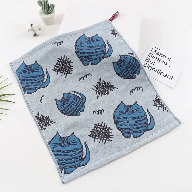 Cotton Dinosaur Hand Towels