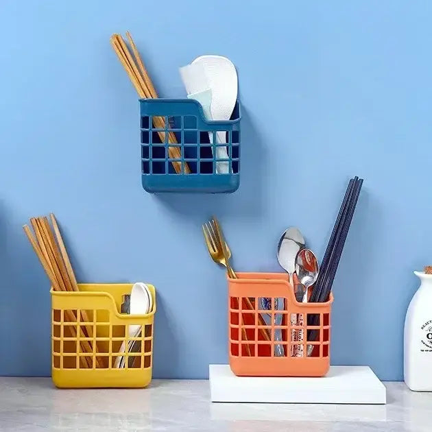 Grid Pattern Utensil Caddy