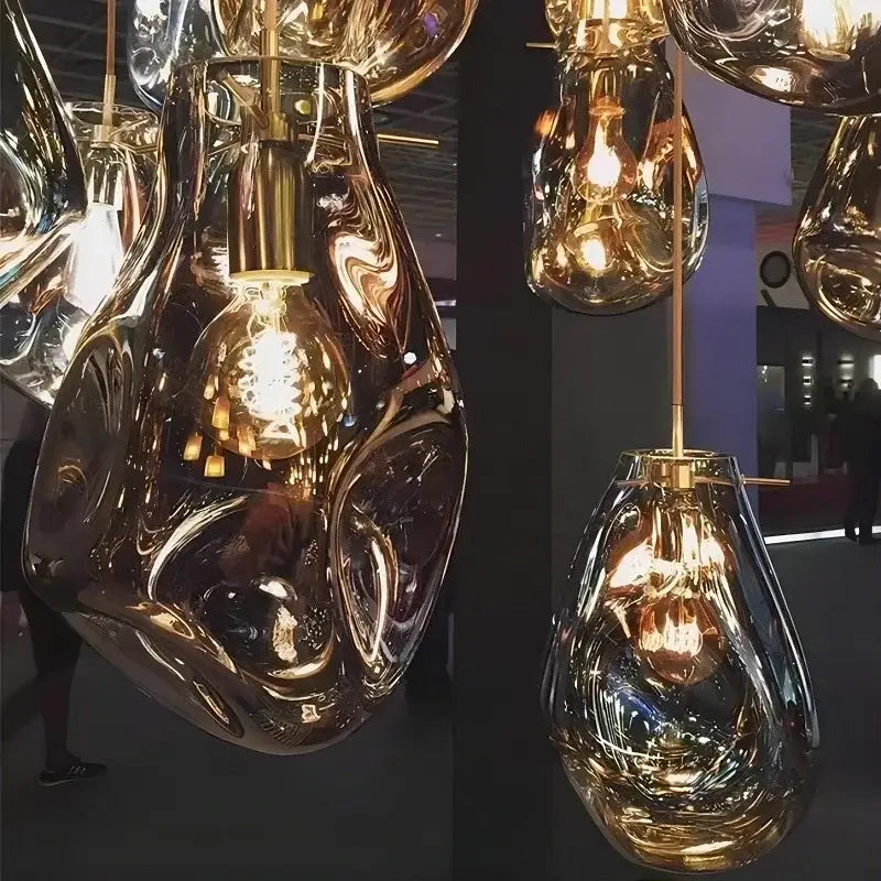 Glass Modern Pendant Chandelier