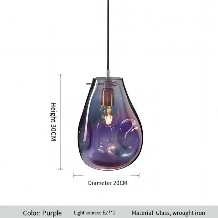 Glass Modern Pendant Chandelier