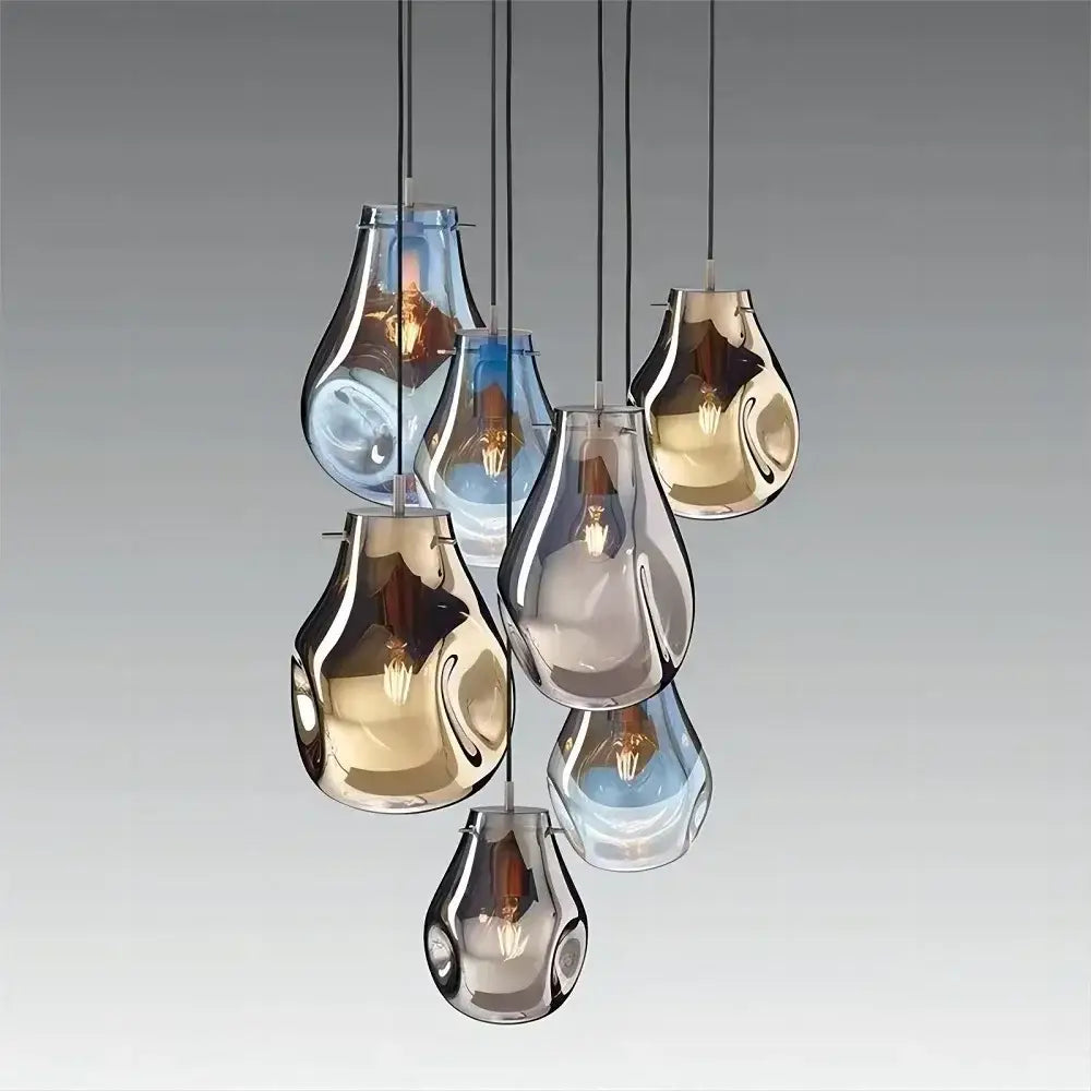 Glass Modern Pendant Chandelier