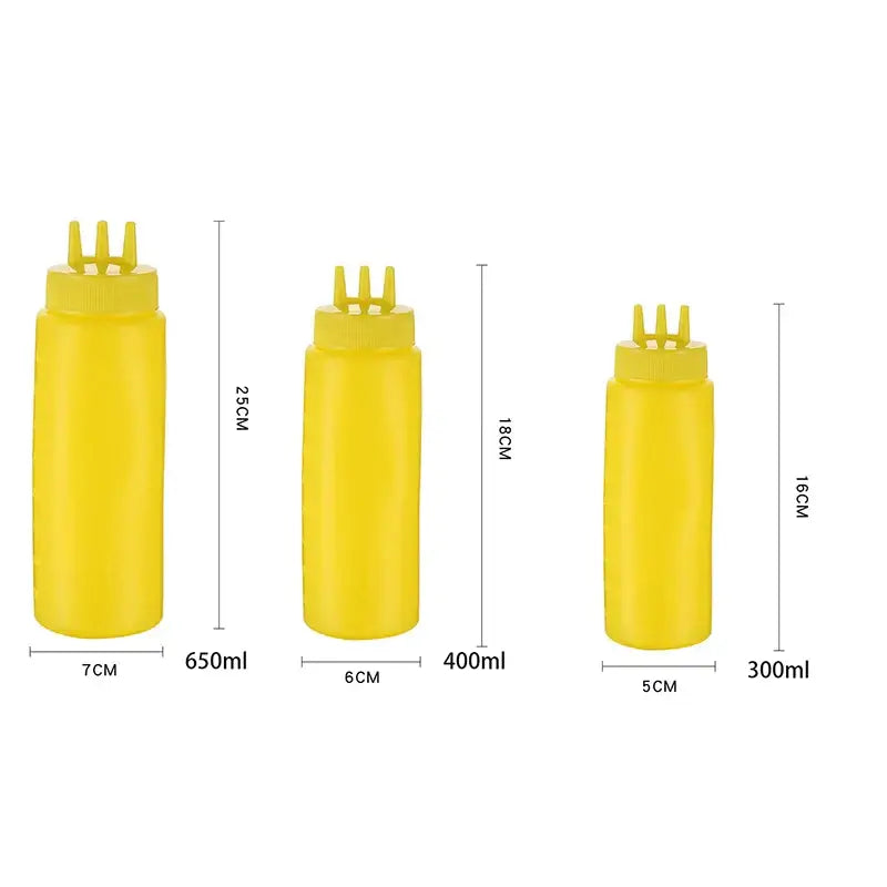 Multi-Prong Condiment Bottles