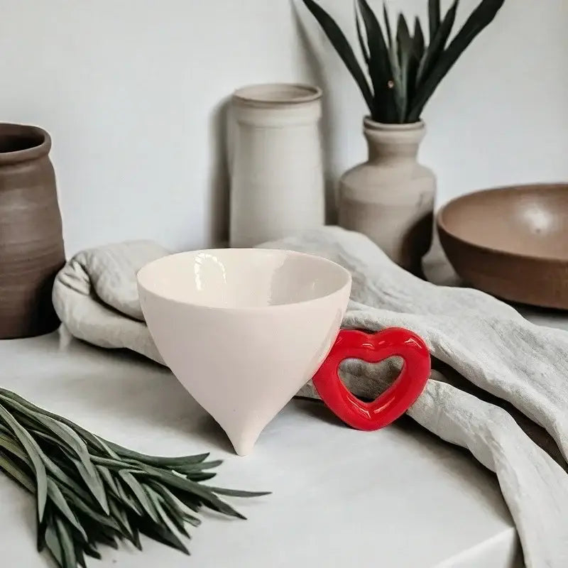 Cream Ceramic Coffee Mug