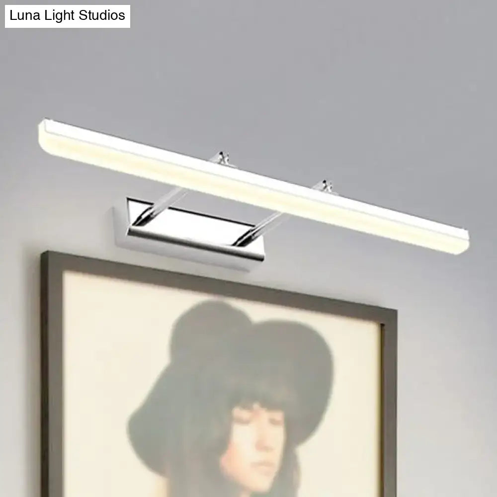 Chrome Acrylic Wall Sconce