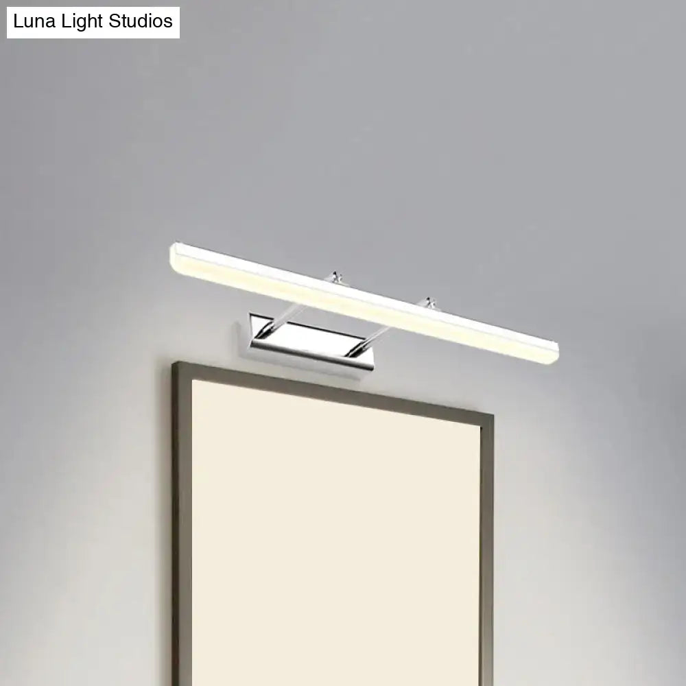 Chrome Acrylic Wall Sconce