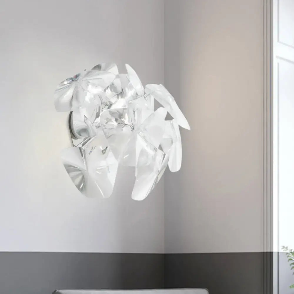 Clear Acrylic Wall Sconce