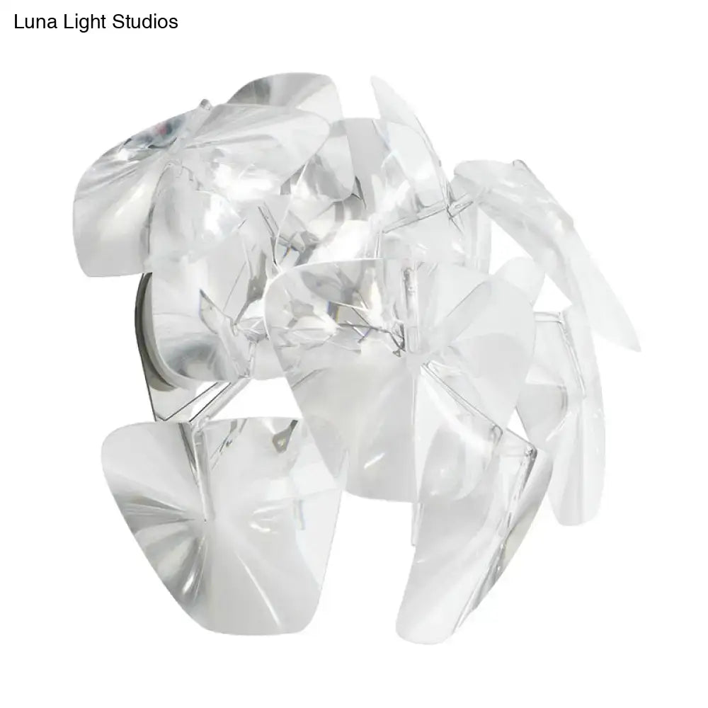 Clear Acrylic Wall Sconce