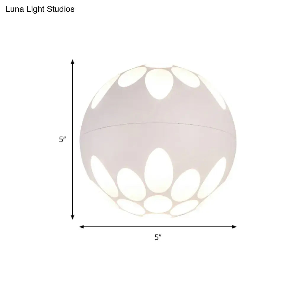 Black Gold Spherical Lamp