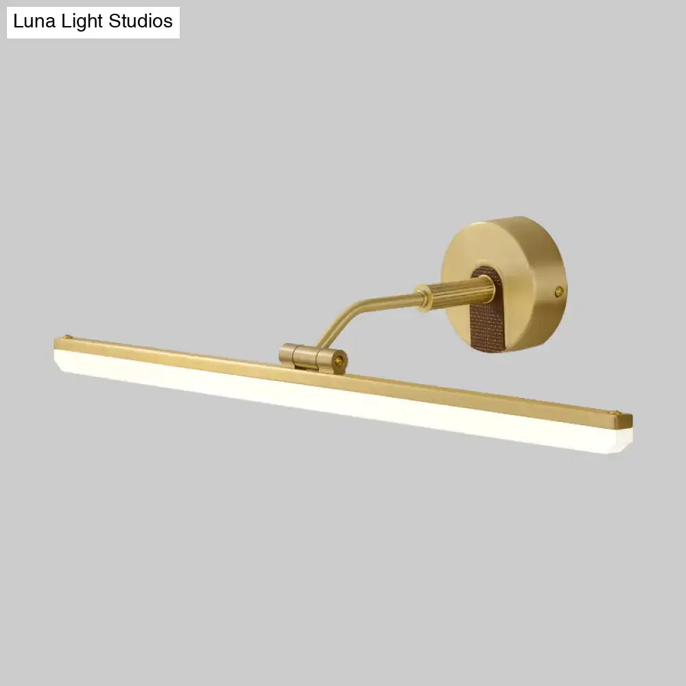Black Brass LED Vanity