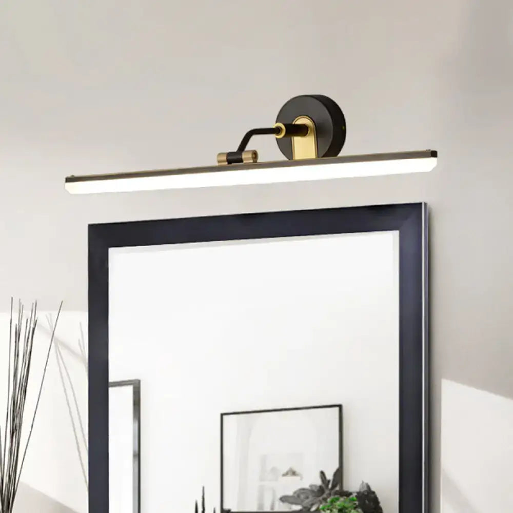 Black Brass LED Vanity