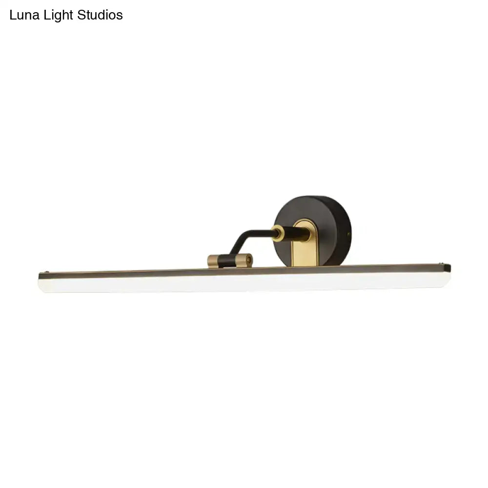 Black Brass LED Vanity