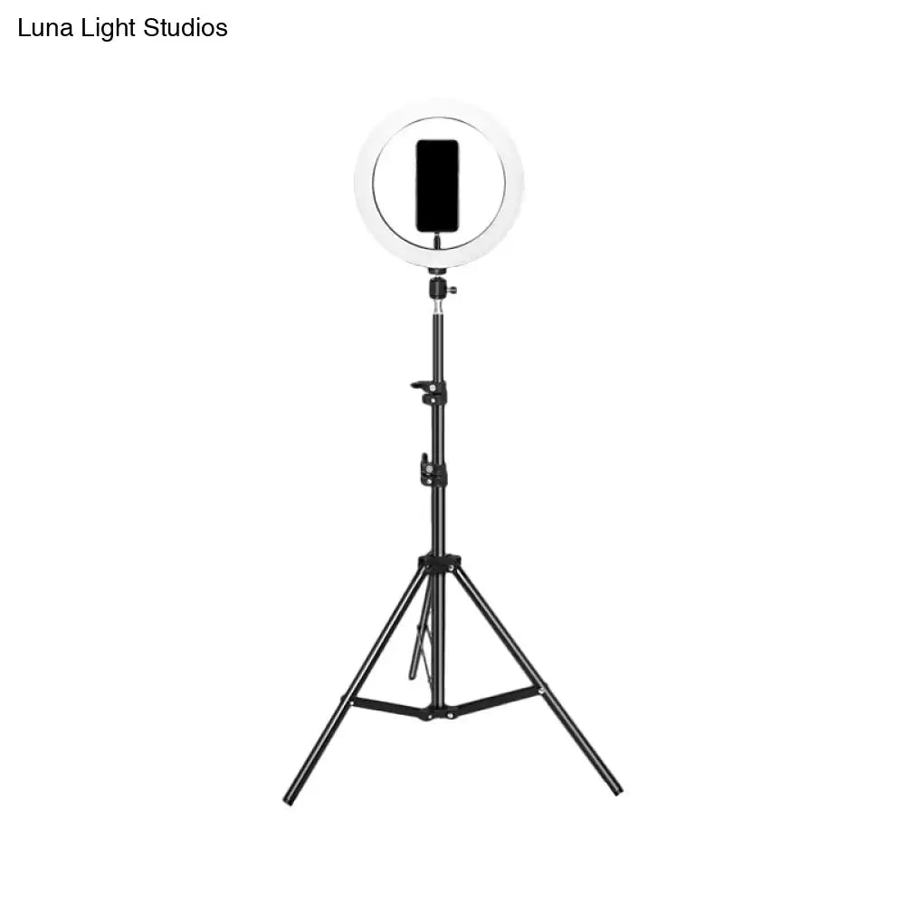 Black Metal Ring Flash Lamp
