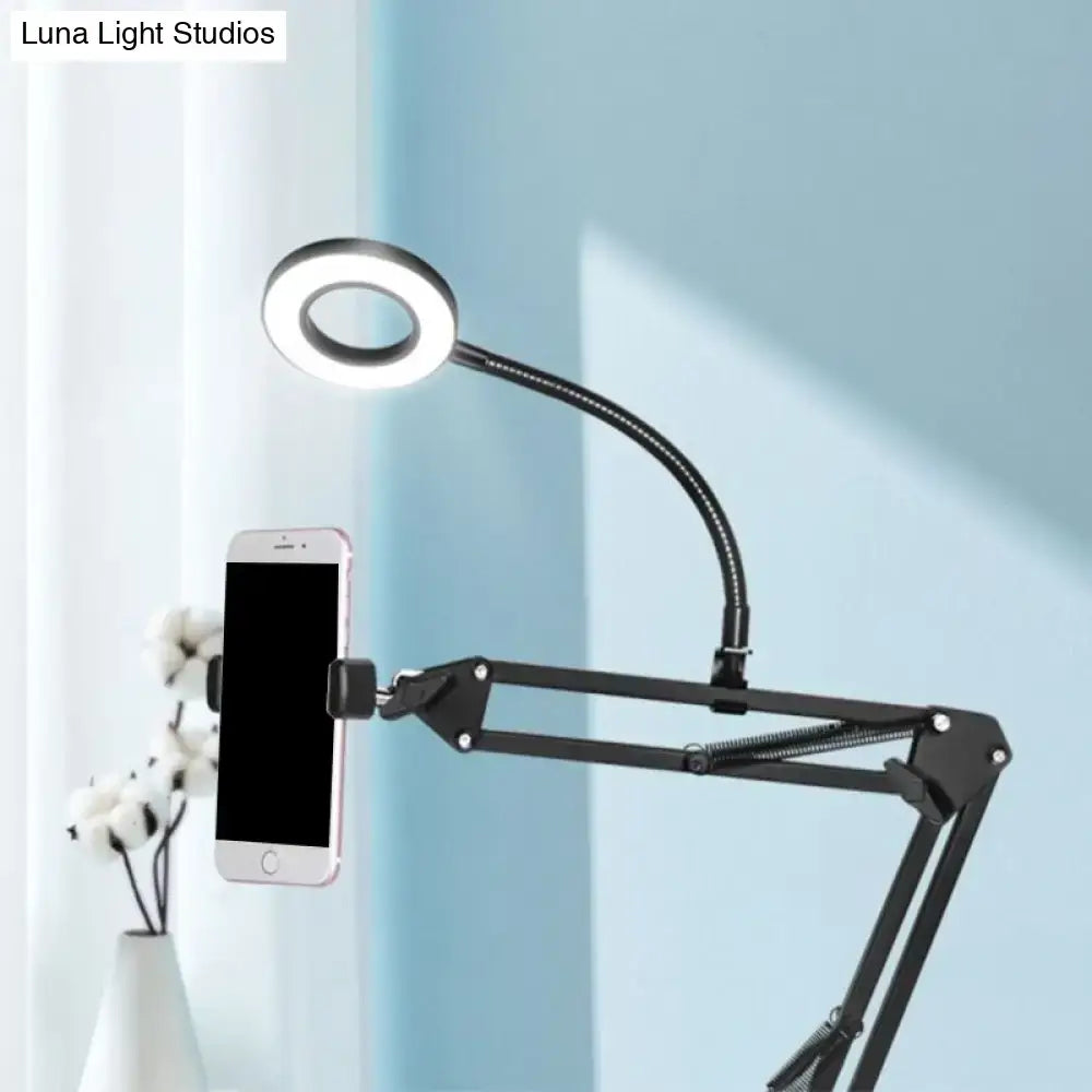 Black Metal Vanity Lamp