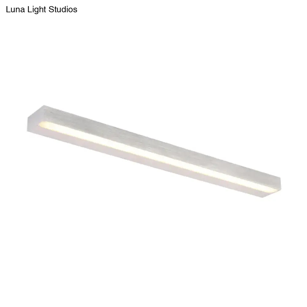 Black Silver Vanity Sconce Linear Multi-Size
