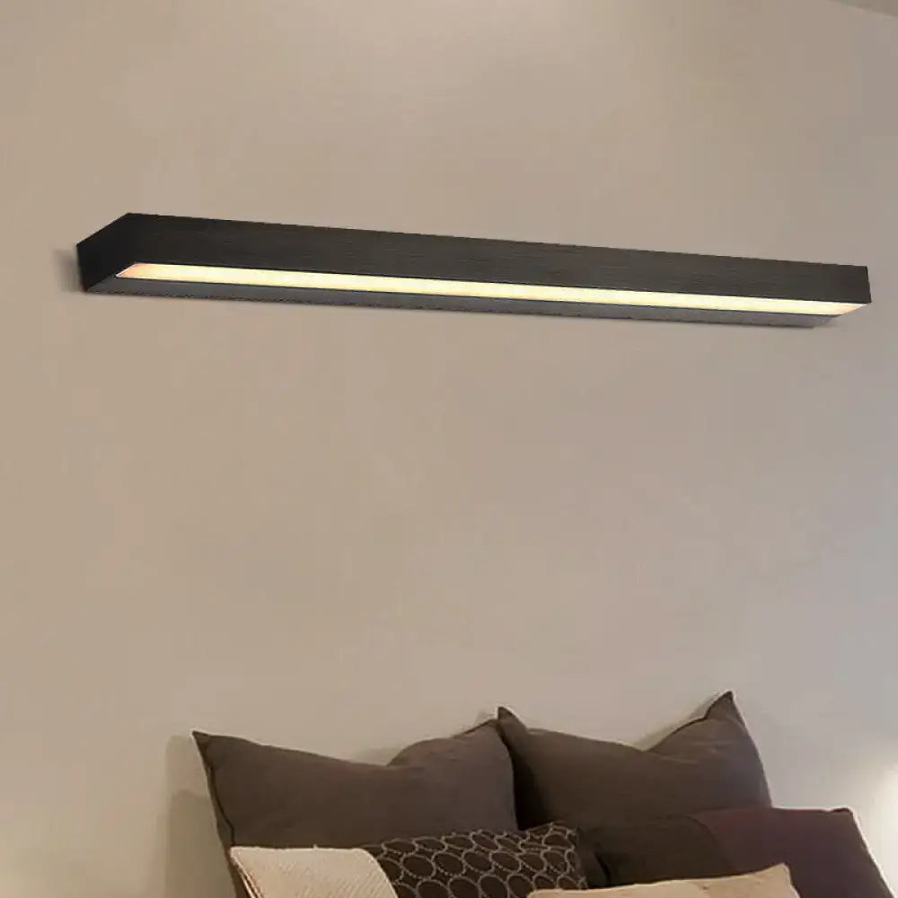 Black Silver Vanity Sconce Linear Multi-Size