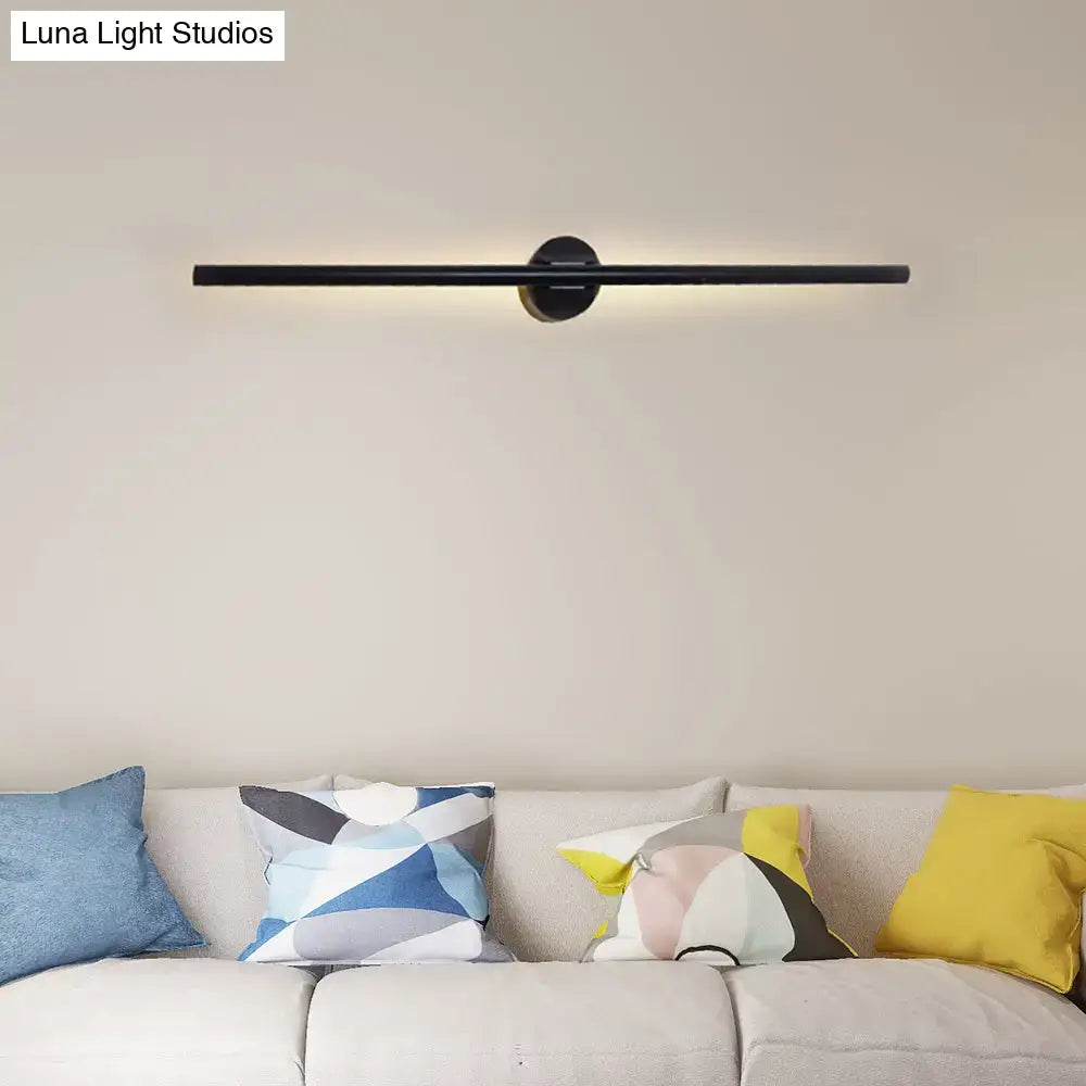 Black Slim Wall Light Multi-Size Options