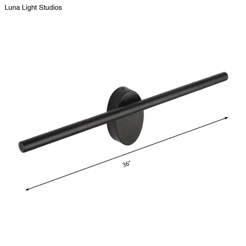 Black Slim Wall Light Multi-Size Options
