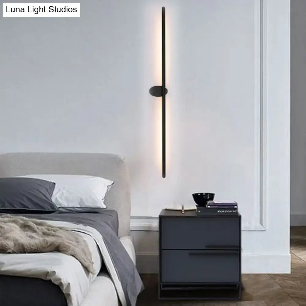 Black Slim Wall Light Multi-Size Options