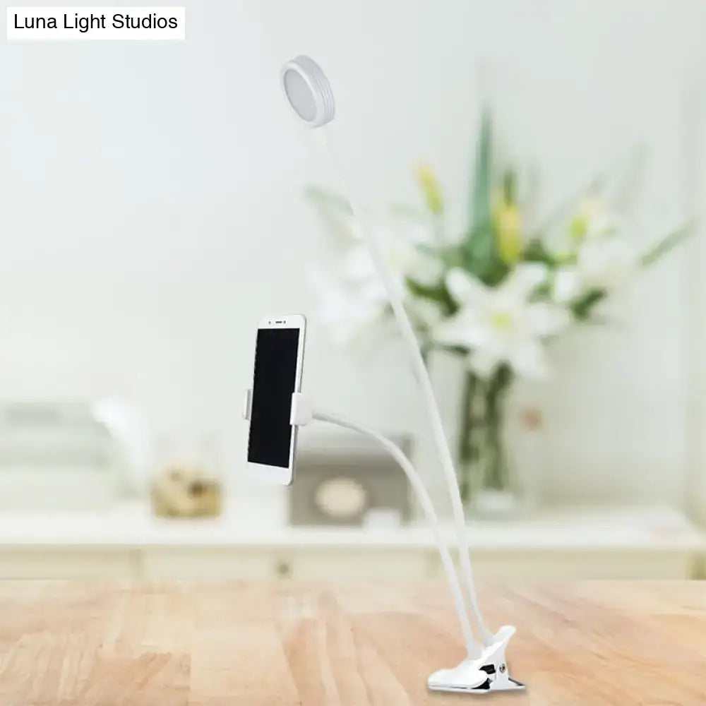 Black White LED Desk Lamp