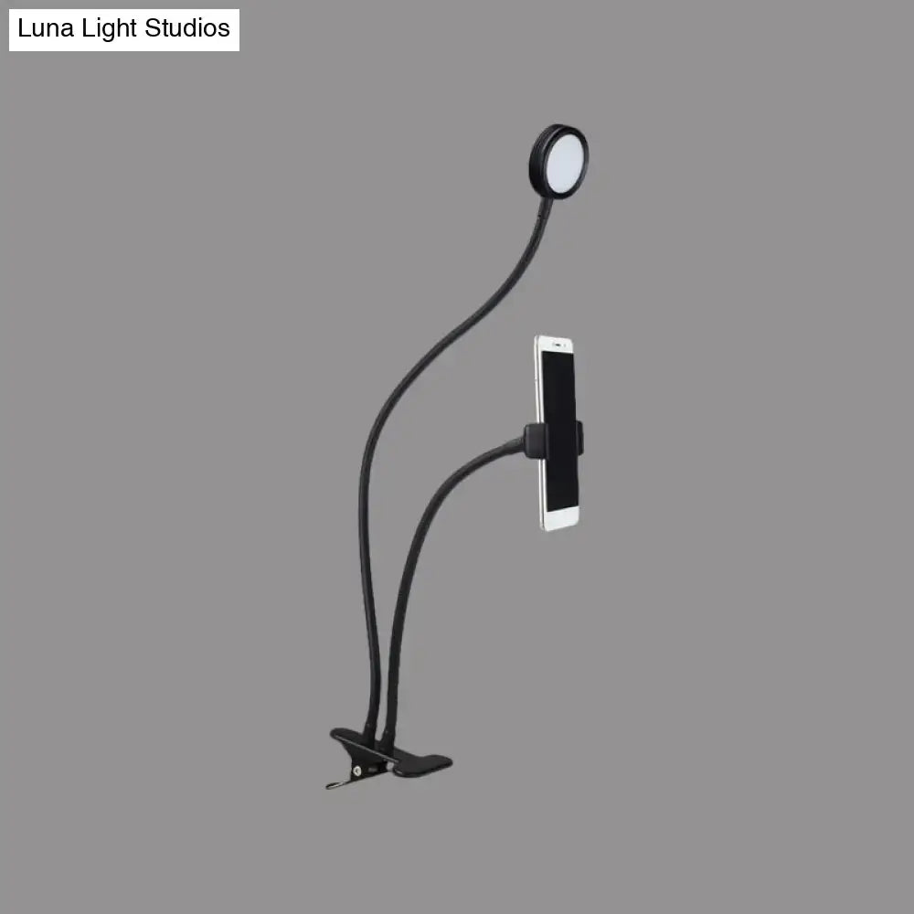 Black White LED Desk Lamp