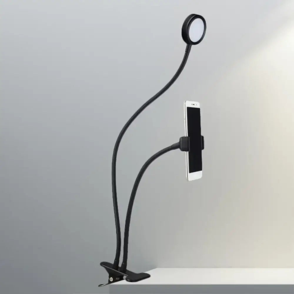 Black White LED Desk Lamp