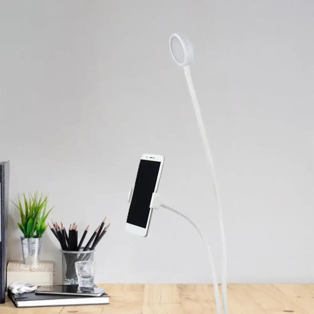 Black White LED Desk Lamp