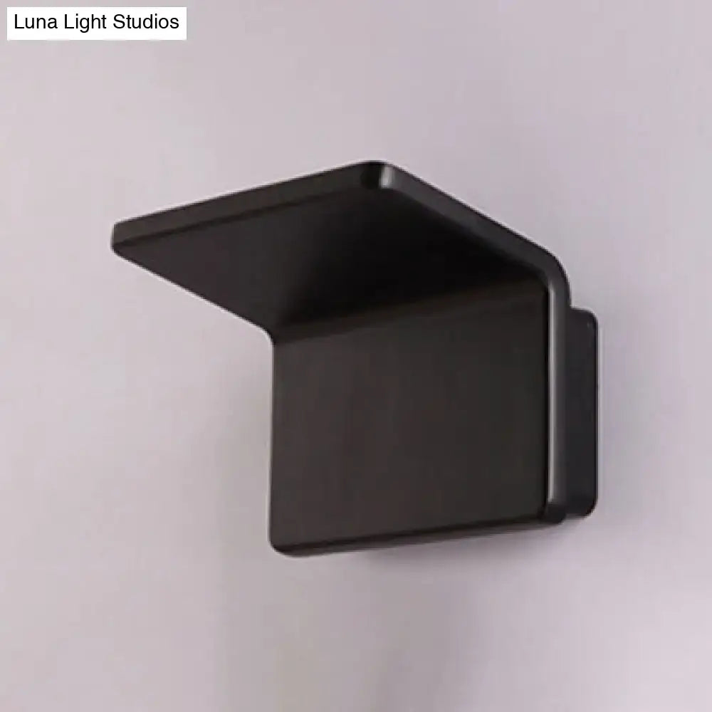 Black White Slatted Wall Lamp